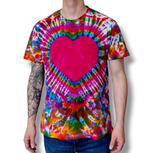 Adult Heartful Shape Unisex Short Sleeve