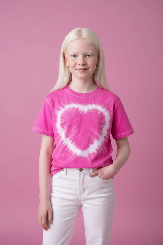 Kids Love pink Unisex Short Sleeve