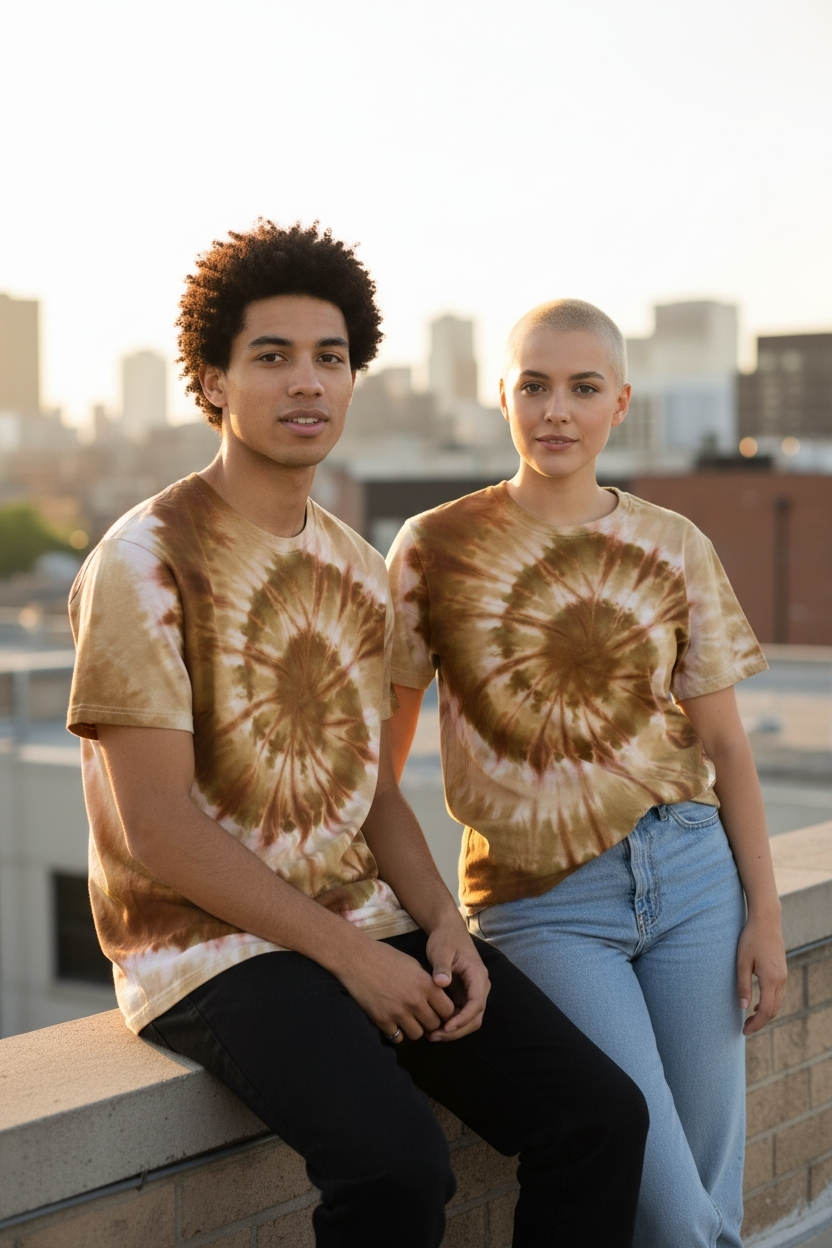 (Canyon Swirl) The Spectrum Collection Adult Unisex Short Sleeve