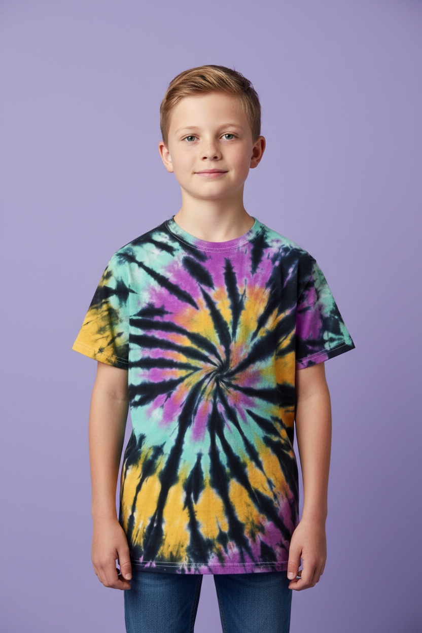 (Galactic Swirl) The Spectrum Collection KIDS Unisex Short Sleeve